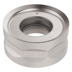 Seco - RNMU1204M0 ME10 Grade MS2050 Carbide Milling Insert - TiAlN/NbN Finish, 3/16" Thick, 12mm Inscribed Circle, 6mm Corner Radius - USA Tool & Supply