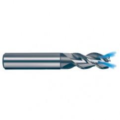 20mm Dia. - 104mm OAL - 45° Helix Bright Carbide End Mill - 3 FL - USA Tool & Supply