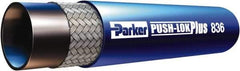 Parker - 3/4" ID x 1.03" OD CTL Push-on Air Hose - 300 Working psi, -55 to 302°F, Blue - USA Tool & Supply