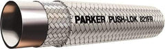 Parker - 1/4" ID x 1/2" OD CTL Push-on Air Hose - 350 Working psi, -40 to 212°F, White - USA Tool & Supply