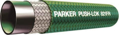 Parker - 3/8" ID x 0.63" OD CTL Push-on Air Hose - 300 Working psi, -40 to 212°F, Green - USA Tool & Supply