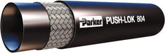 Parker - 1/2" ID x 0.91" OD CTL Push-on Air Hose - 150 Working psi, -40 to 158°F, Black - USA Tool & Supply