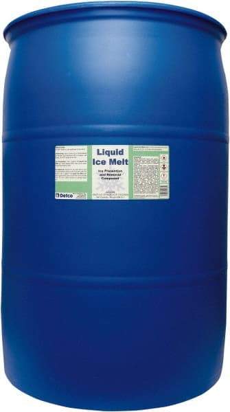 Detco - 55 Gal Drum Urea/Glycol Blend Liquid - Effective to 0°F - USA Tool & Supply