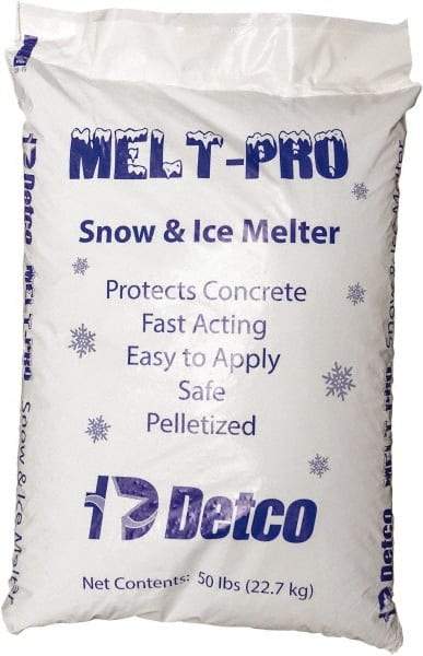 Detco - 50 Lb Pail Sodium Chloride Granules - Effective to -6°F - USA Tool & Supply