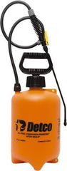 Detco - 2 Gal Chemical Safe Garden Hand Sprayer - Use with Cleaners/Degreasers, Polyethylene Tank, Wide Mouth, Flexible Hose - USA Tool & Supply