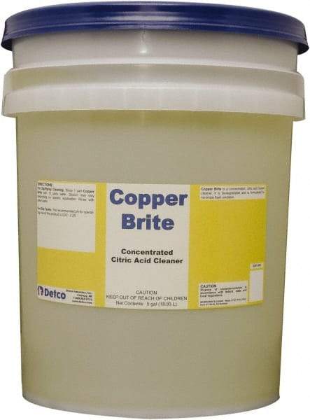 Detco - Liquid Metal Cleaner - Unscented, Pail Container - USA Tool & Supply