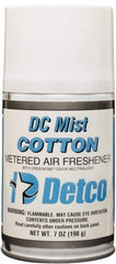 Detco - 7 oz Air Freshener Dispenser Refill - Cotton, Compatible with EQD004 - USA Tool & Supply