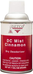 Detco - 7 oz Air Freshener Dispenser Refill - Cinnamon, Compatible with EQD004 - USA Tool & Supply