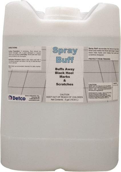 Detco - 5 Gal Drum Spray Buff - Use on Hard Floors - USA Tool & Supply