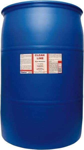Detco - 55 Gal Liquid Drain Opener - Unscented, Drum - USA Tool & Supply