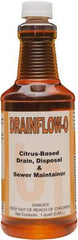 Detco - 32 oz Liquid Drain Cleaner - Citrus Scent, Bottle - USA Tool & Supply