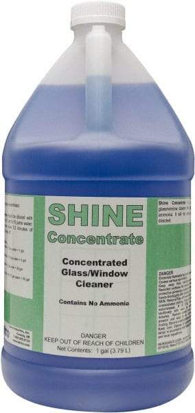 Detco - 1 Gal Bottle Unscented Glass Cleaner - Concentrated, Use on Glass - USA Tool & Supply