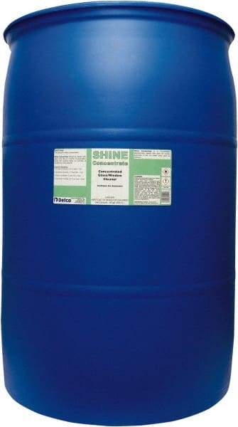 Detco - 55 Gal Drum Unscented Glass Cleaner - Concentrated, Use on Glass - USA Tool & Supply