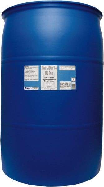 Detco - 55 Gal Drum Unscented Glass Cleaner - Concentrated, Use on Glass - USA Tool & Supply