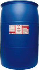 Detco - 55 Gal Drum Liquid Bathroom Cleaner - Unscented Scent, Nonacidic, Bath Fixtures - USA Tool & Supply