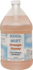 Detco - 1 Gal Bottle Deodorizer - Liquid, Orange-Honey Scent, Concentrated, Environmentally Safe - USA Tool & Supply