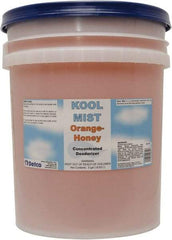 Detco - 5 Gal Pail Deodorizer - Liquid, Orange-Honey Scent, Concentrated, Environmentally Safe - USA Tool & Supply
