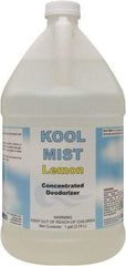 Detco - 1 Gal Bottle Deodorizer - Liquid, Lemon Scent, Concentrated, Environmentally Safe - USA Tool & Supply