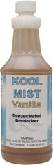 Detco - 32 oz Bottle Deodorizer - Liquid, Vanilla Scent, Concentrated, Environmentally Safe - USA Tool & Supply