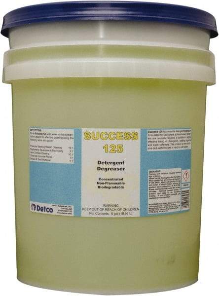 Detco - 5 Gal Bucket Cleaner/Degreaser - Liquid, Butyl-Based, Unscented - USA Tool & Supply