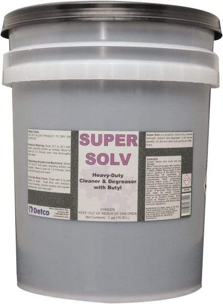 Detco - 5 Gal Bucket Cleaner/Degreaser - Liquid, Butyl-Based, Unscented - USA Tool & Supply