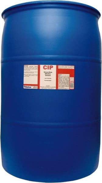 Detco - 55 Gal Drum Cleaner/Degreaser - Liquid, Alkaline, Unscented - USA Tool & Supply