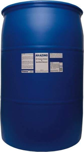 Detco - 55 Gal Drum Spot/Stain Cleaner - Liquid, Butyl-Based, Unscented - USA Tool & Supply