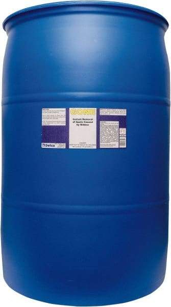 Detco - 55 Gal Drum Mildew Remover - Liquid, Water-Based, Unscented - USA Tool & Supply