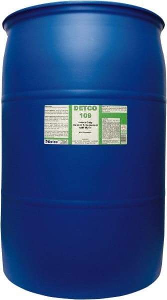 Detco - 55 Gal Drum Cleaner/Degreaser - Liquid, Butyl-Based, Unscented - USA Tool & Supply