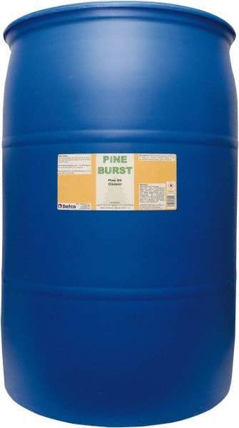 Detco - 55 Gal Drum All-Purpose Cleaner - Liquid, Water-Based, Pine - USA Tool & Supply