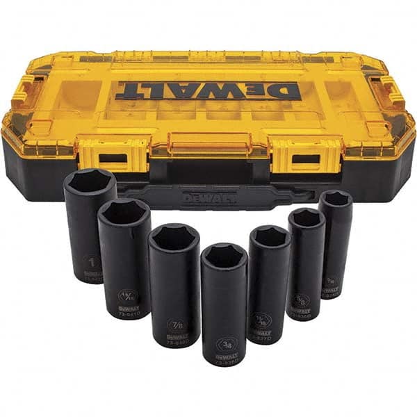 DeWALT - Socket Sets Measurement Type: Inch Drive Size: 1/2 - USA Tool & Supply