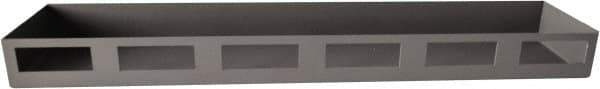 Durham - Gray, Steel, Cabinet Shelf - 18" Wide x 4" Deep x 1-1/2" High Body - USA Tool & Supply