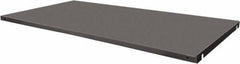 Durham - Gray, Steel, Cabinet Shelf - 33-15/16" Wide x 20-27/32" Deep x 3" High Body - USA Tool & Supply