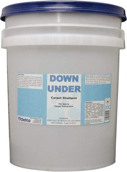 Detco - 5 Gal Pail Carpet Shampoo - Unscented - USA Tool & Supply