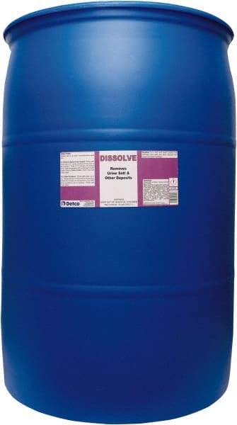 Detco - 55 Gal Drum Carpet & Upholstery Spot Remover - Unscented - USA Tool & Supply