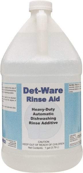 Detco - 1 Gal Bottle Automatic Dishwashing Liquid - Unscented - USA Tool & Supply
