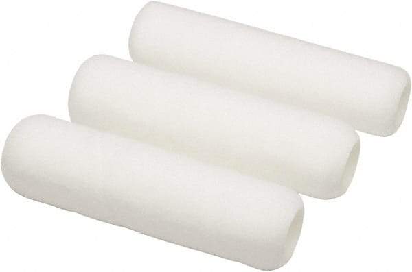 Ability One - 3/8" Nap, 9" Wide Paint Roller Set - Smooth Texture, Woven - USA Tool & Supply
