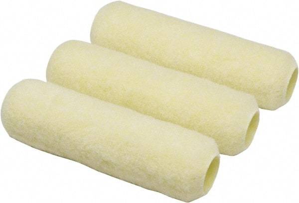 Ability One - 1/2" Nap, 9" Wide Paint Roller Set - Smooth Texture, Fabric - USA Tool & Supply