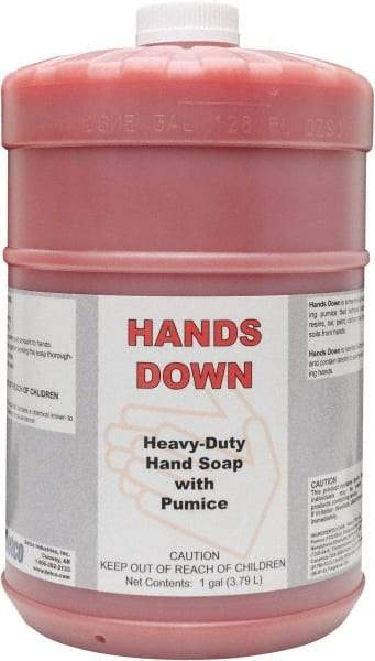 Detco - 1 Gal Bottle Gel Hand Cleaner with Grit - Red, Cherry Scent - USA Tool & Supply