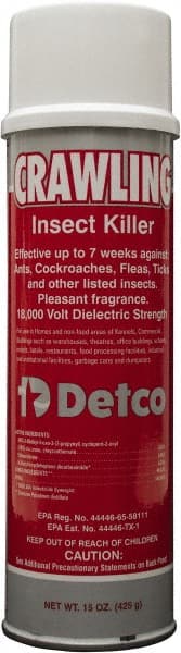 Detco - 20 fl oz Aerosol Crawling Insect Killer - USA Tool & Supply