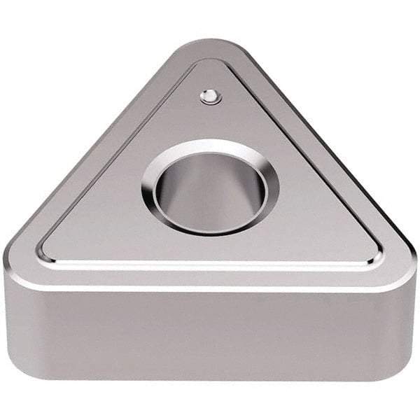 Seco - TNMA334 MR9 Grade TK1501 Carbide Turning Insert - Ti(C/N)/Al2O3 Finish, 60° Triangle, 3/8" Inscr Circle, 3/16" Thick, 1/16" Corner Radius - USA Tool & Supply
