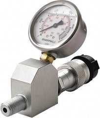 Enerpac - Hydraulic Pressure Gages & Adapters Type: Liquid-Filled Gauge Pressure Rating: 0 - 10000 - USA Tool & Supply