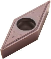 Seco - VBMT333 F1 Grade TH1000 Carbide Turning Insert - TiCN/Al2O3 Finish, 35° Diamond, 3/8" Inscr Circle, 3/16" Thick, 3/64" Corner Radius - USA Tool & Supply