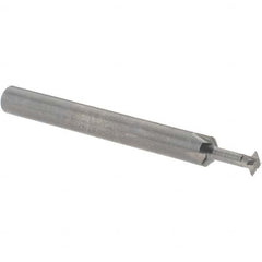 Accupro - 5/32° 5/32" Cut Diam, 0.045" Cut Width, 3/16" Shank, Solid Carbide Double-Angle Cutter - USA Tool & Supply