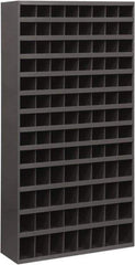 Durham - 104 Bin, Small Parts Storage Bin - 12" Deep x 35" Wide x 65" High - USA Tool & Supply