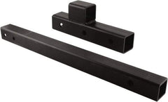 Erickson Manufacturing - Steel Tailgate Extender High Mount Adapter - 2" Wide x 24" Long, Black, For Use with The Big Bed Sr. & The Big Bed Jr. - USA Tool & Supply