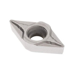 Seco - DCMT21.52 F1 Grade TP3501 Carbide Turning Insert - TiCN/Al2O3 Finish, 55° Diamond, 1/4" Inscr Circle, 3/32" Thick, 1/32" Corner Radius - USA Tool & Supply