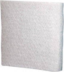 Made in USA - 16" High x 25" Wide x 2" Deep, Fiberglass Air Filter Media Pad - MERV <5, 833 CFM, >20% Capture Efficiency, 300 Max FPM, 180°F Max, Use with Any Unit - USA Tool & Supply