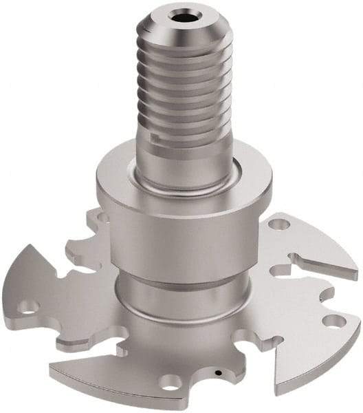 Seco - Modular Connection Connection, 0.0886 to 0.0984" Cutting Width, 0.6063" Depth of Cut, 50mm Cutter Diam, 5 Tooth Indexable Slotting Cutter - R335.10 Toolholder, 150.10 Insert, Right Hand Cutting Direction - USA Tool & Supply