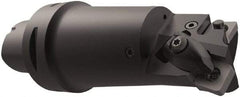 Seco - Left Hand\xB6Right Hand Cut, Size C6, CN..1606.. & SN..1506.. Insert Compatiblity, Internal Modular Turning & Profiling Cutting Unit Head - 27mm Ctr to Cutting Edge, 134mm Head Length, Through Coolant, Series MTM - USA Tool & Supply